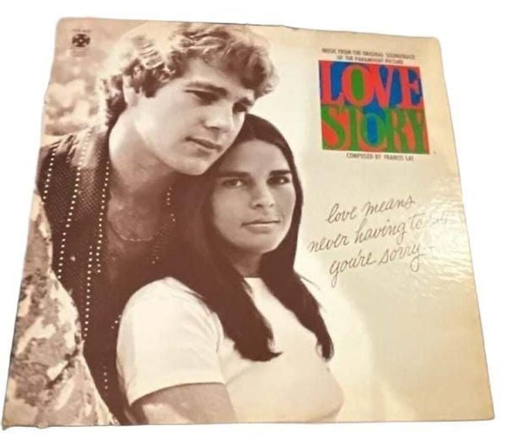 Love Story Music From Original Motion Picture Soundtrack Vinyl LP Record 1970